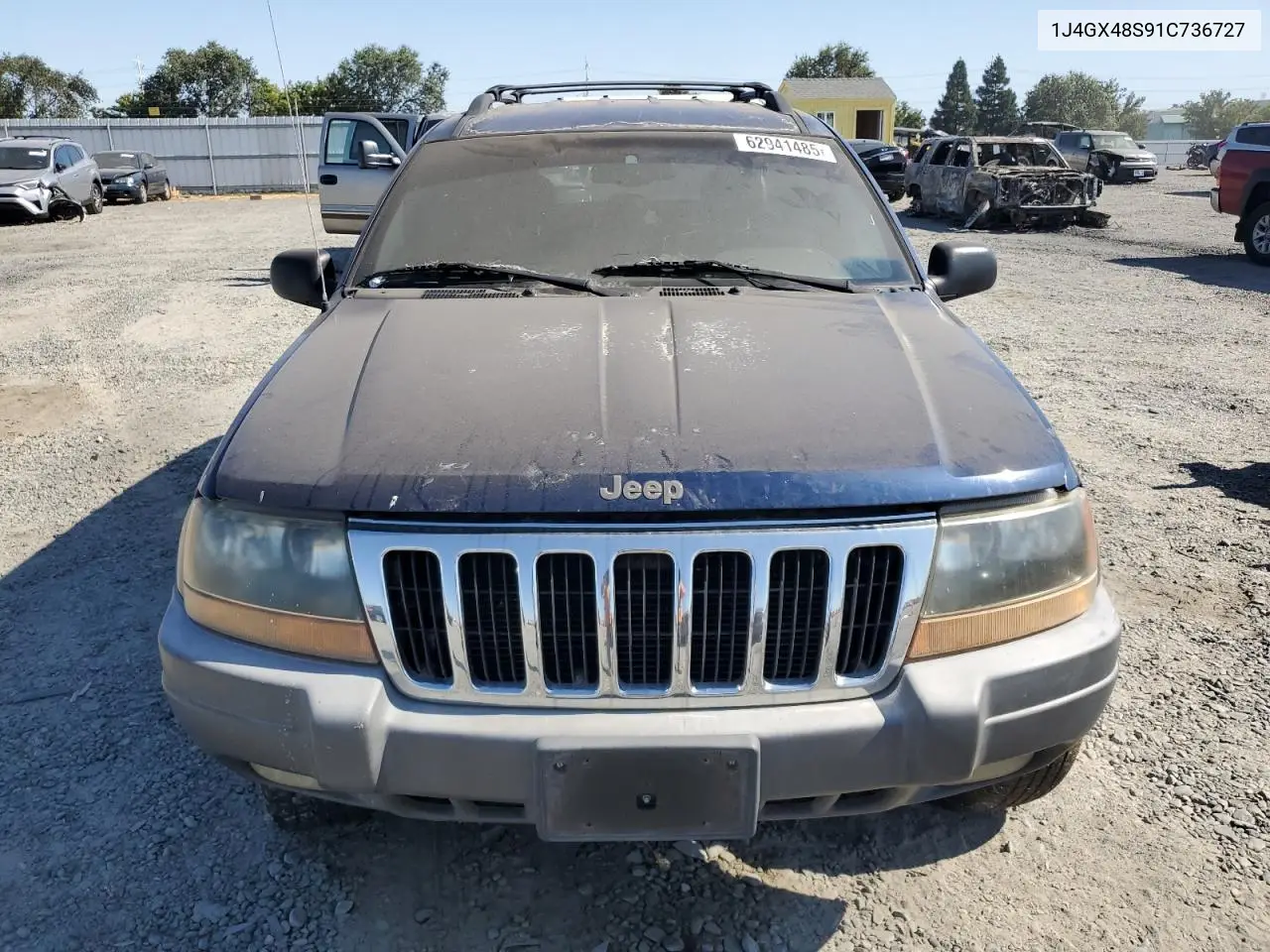 2001 Jeep Grand Cherokee Laredo VIN: 1J4GX48S91C736727 Lot: 62941485