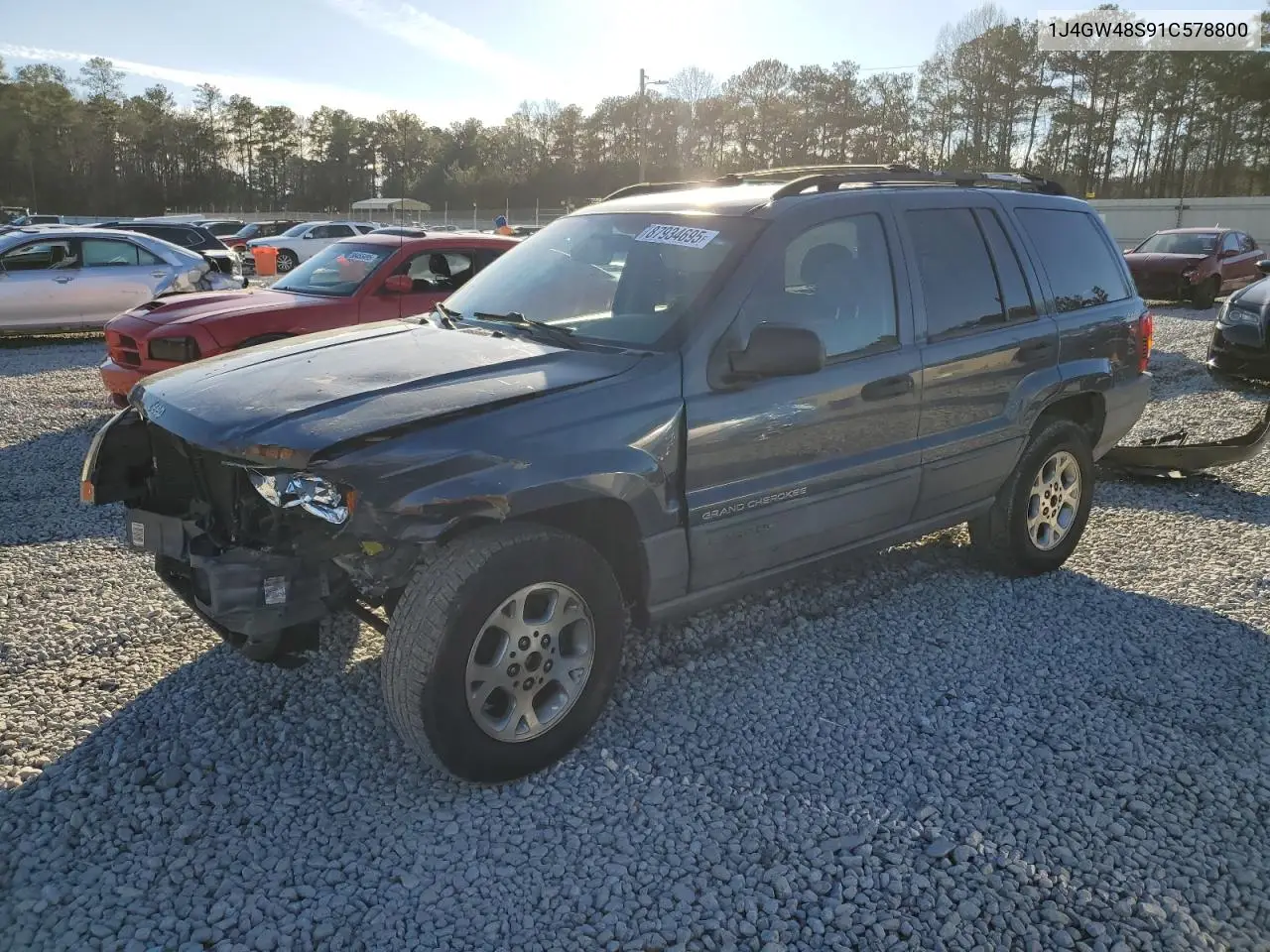 2001 Jeep Grand Cherokee Laredo VIN: 1J4GW48S91C578800 Lot: 87934695