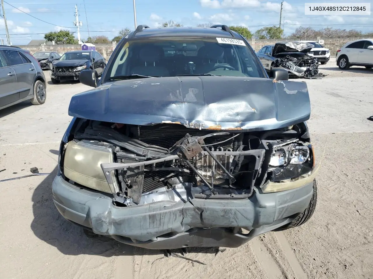 2002 Jeep Grand Cherokee Laredo VIN: 1J4GX48S12C212845 Lot: 46198535