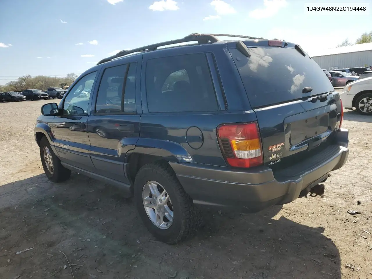 2002 Jeep Grand Cherokee Laredo VIN: 1J4GW48N22C194448 Lot: 53296255