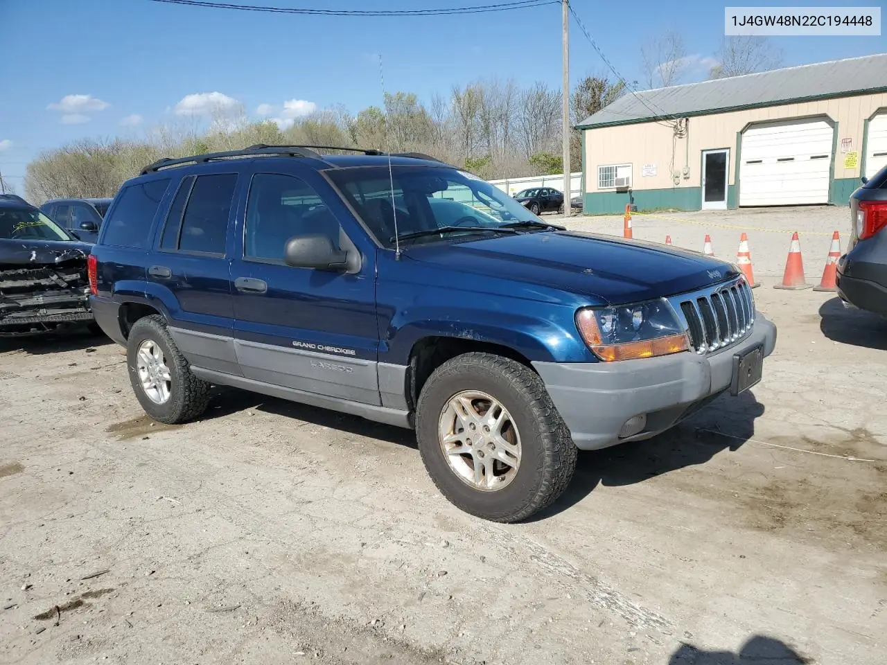 2002 Jeep Grand Cherokee Laredo VIN: 1J4GW48N22C194448 Lot: 53296255