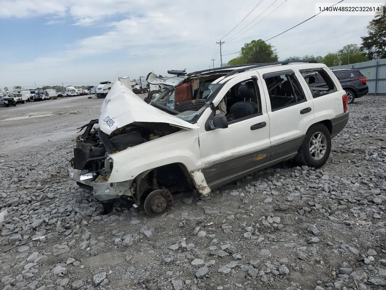 2002 Jeep Grand Cherokee Laredo VIN: 1J4GW48S22C322614 Lot: 53345805