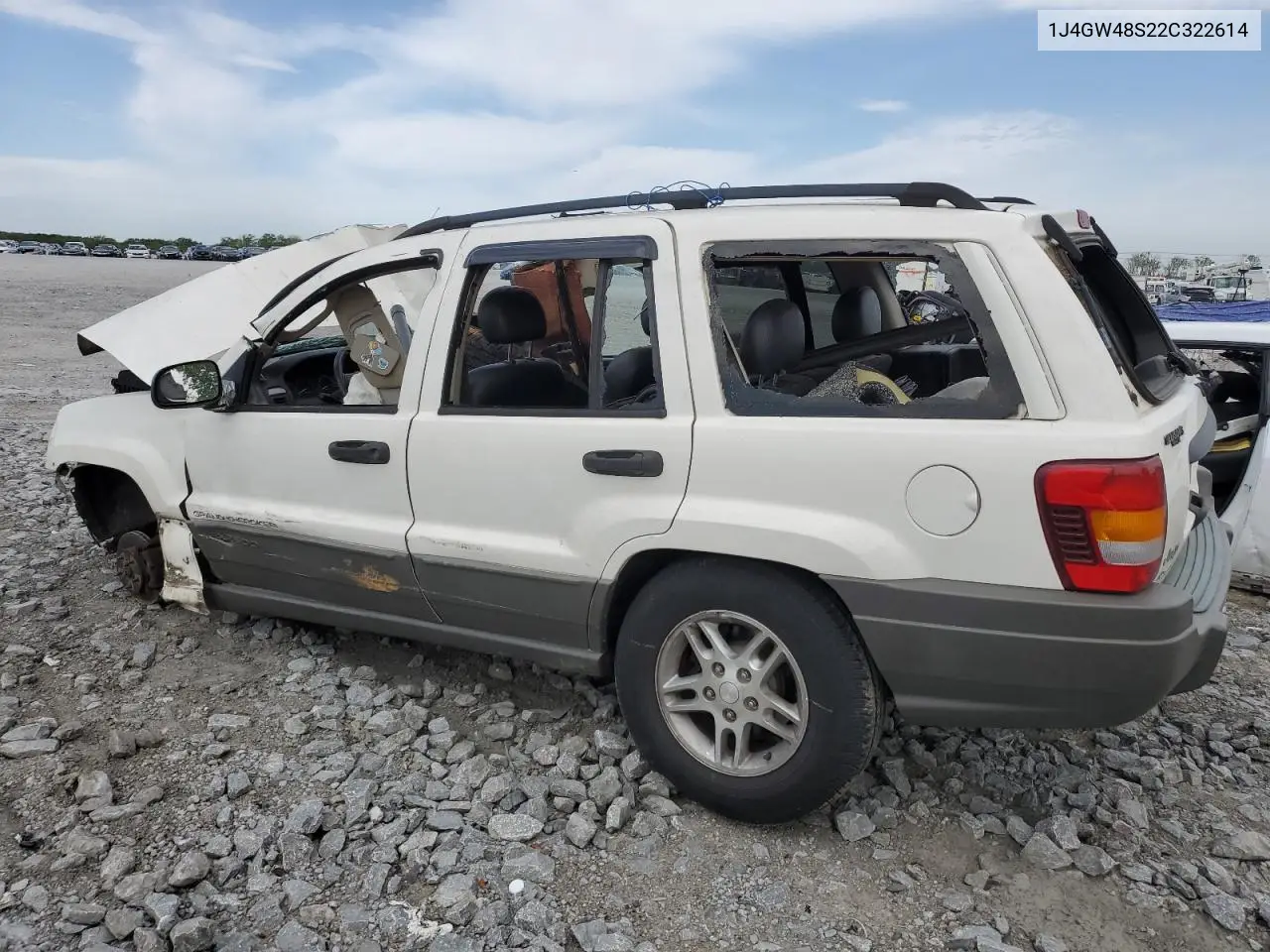 2002 Jeep Grand Cherokee Laredo VIN: 1J4GW48S22C322614 Lot: 53345805