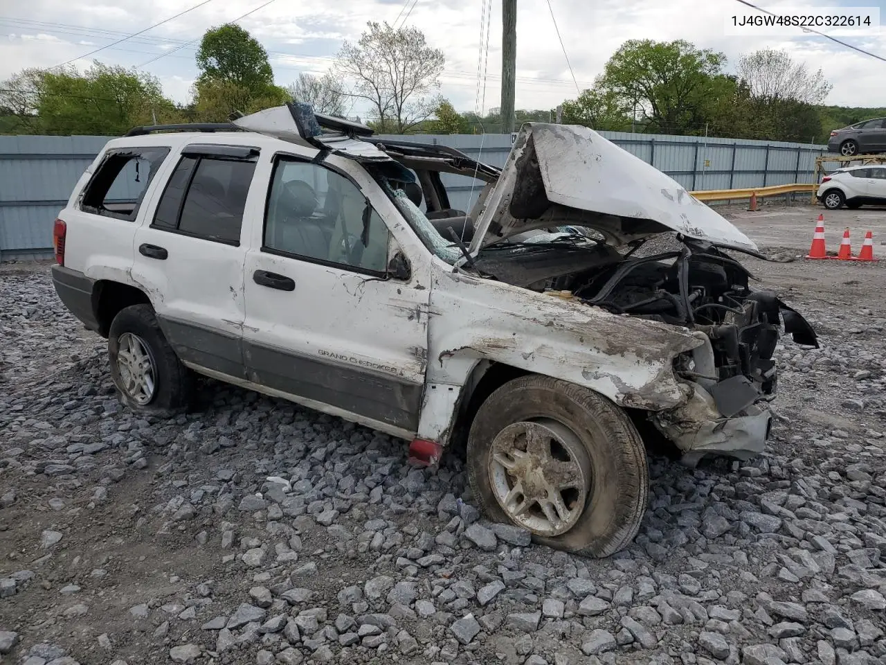 2002 Jeep Grand Cherokee Laredo VIN: 1J4GW48S22C322614 Lot: 53345805