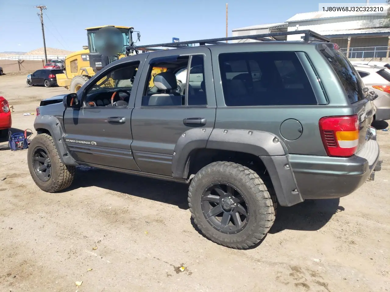 2002 Jeep Grand Cherokee Overland VIN: 1J8GW68J32C323210 Lot: 54000555
