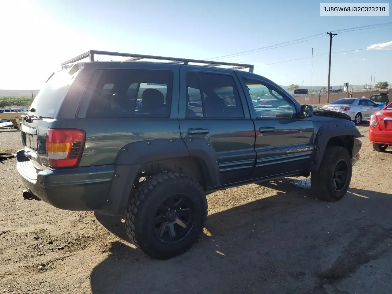 2002 Jeep Grand Cherokee Overland VIN: 1J8GW68J32C323210 Lot: 54000555