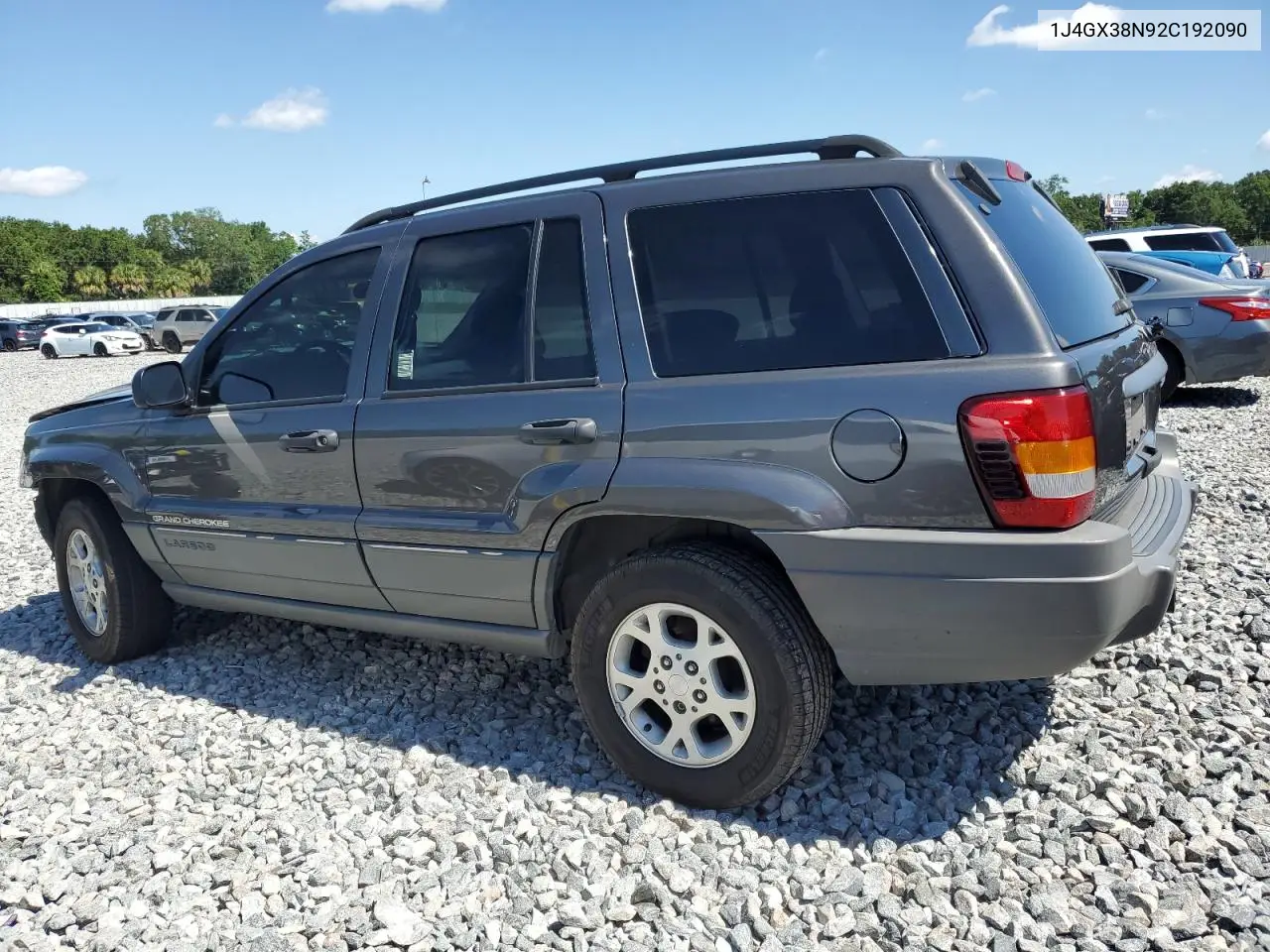 2002 Jeep Grand Cherokee Sport VIN: 1J4GX38N92C192090 Lot: 55810815
