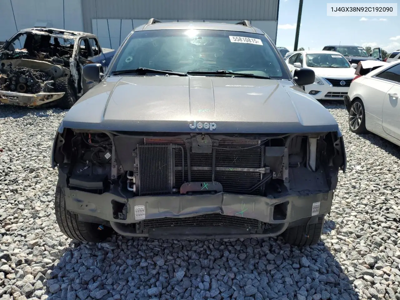 2002 Jeep Grand Cherokee Sport VIN: 1J4GX38N92C192090 Lot: 55810815