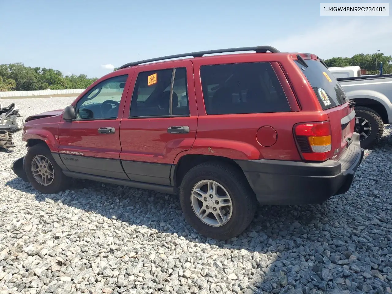 2002 Jeep Grand Cherokee Laredo VIN: 1J4GW48N92C236405 Lot: 56189795