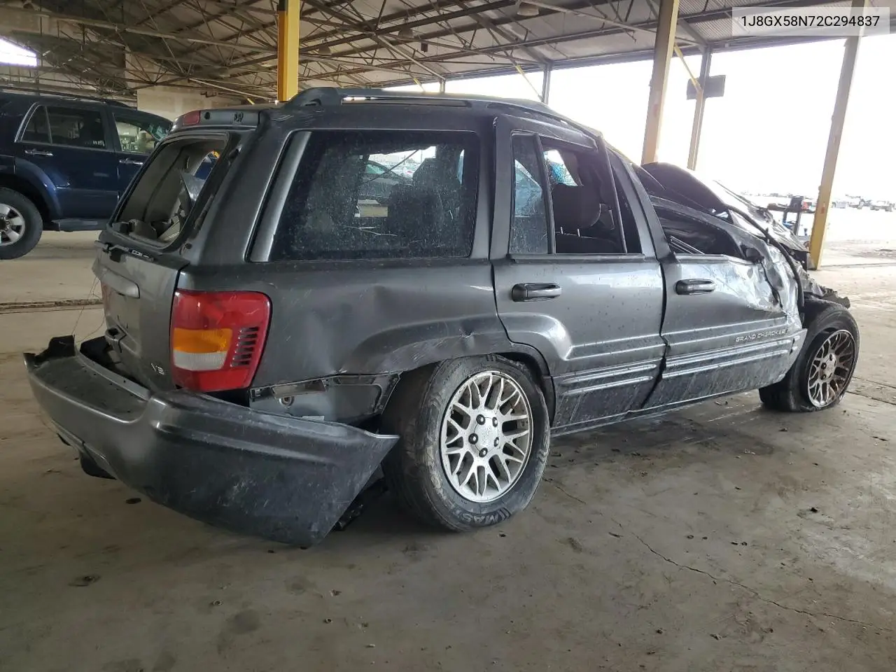 2002 Jeep Grand Cherokee Limited VIN: 1J8GX58N72C294837 Lot: 56201145