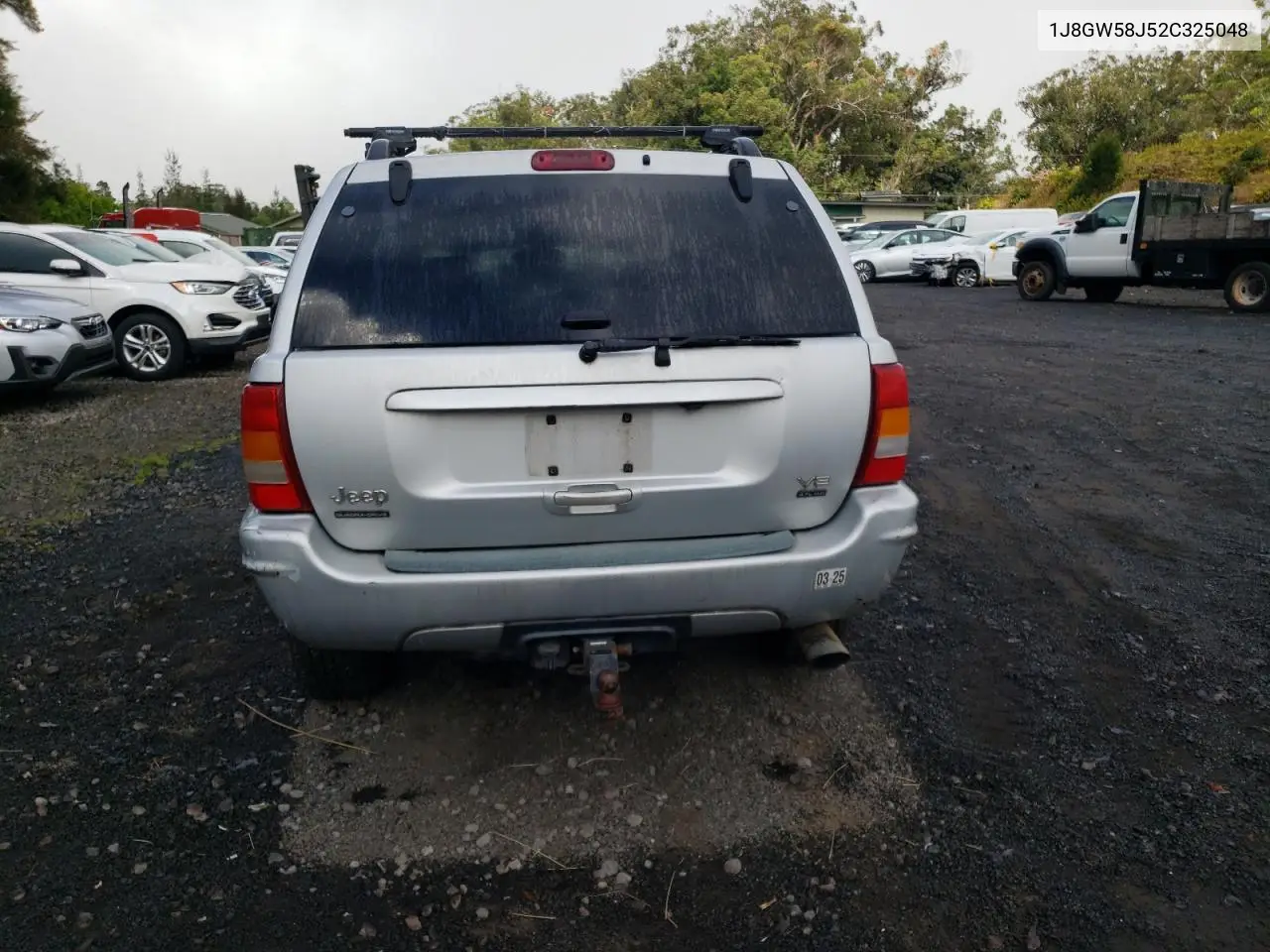 2002 Jeep Grand Cherokee Limited VIN: 1J8GW58J52C325048 Lot: 56254705
