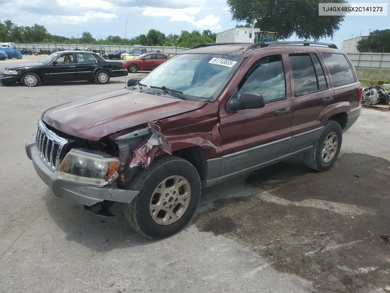 2002 Jeep Grand Cherokee Laredo VIN: 1J4GX48SX2C141273 Lot: 61743835