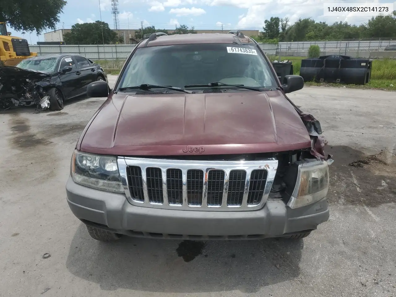 2002 Jeep Grand Cherokee Laredo VIN: 1J4GX48SX2C141273 Lot: 61743835