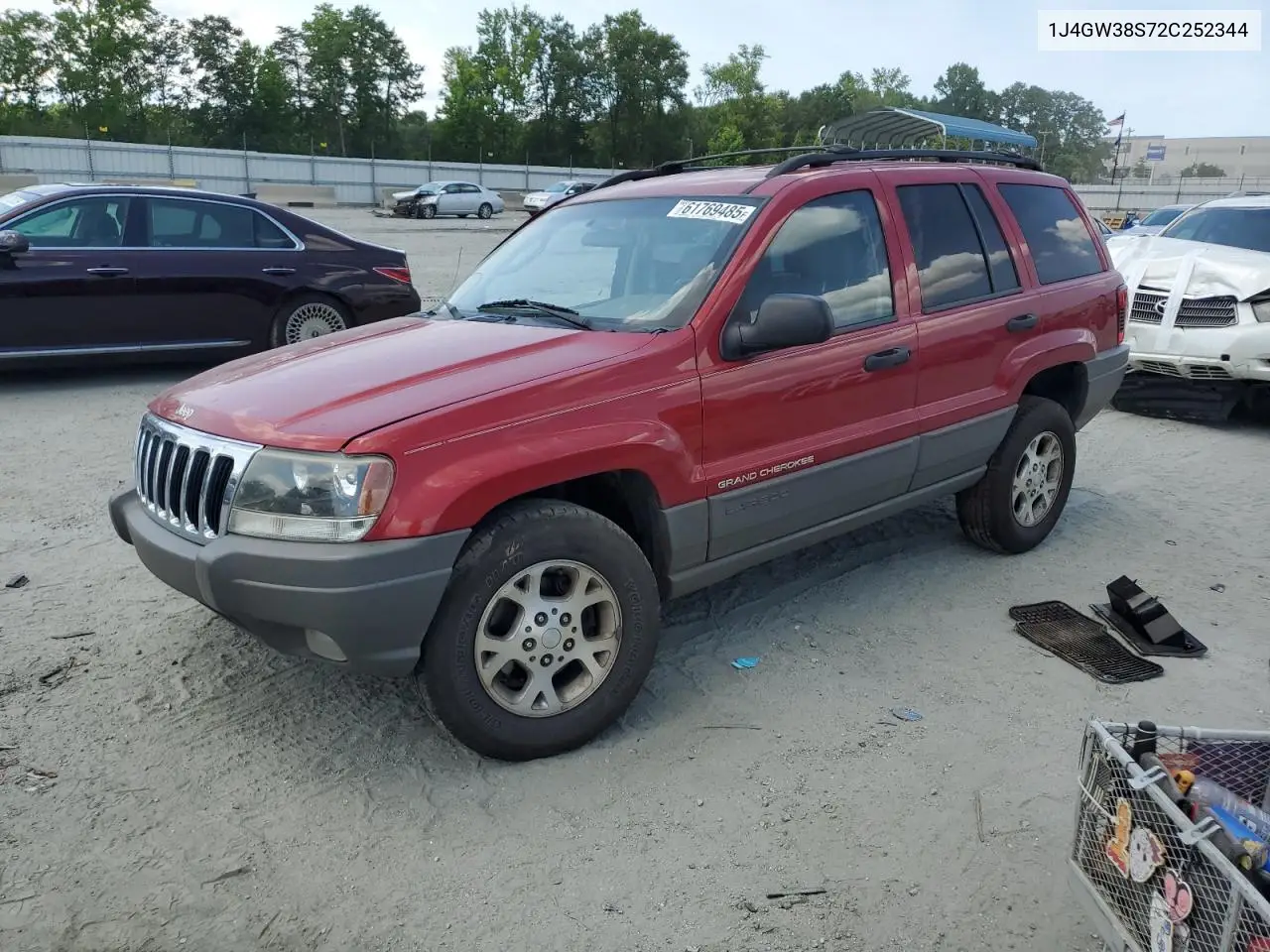 2002 Jeep Grand Cherokee Sport VIN: 1J4GW38S72C252344 Lot: 61769485
