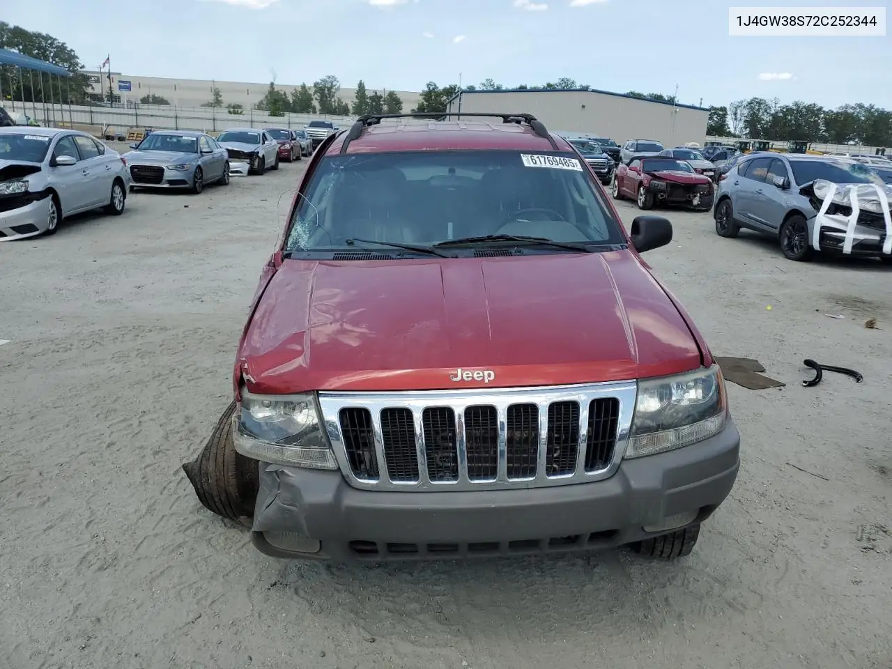 2002 Jeep Grand Cherokee Sport VIN: 1J4GW38S72C252344 Lot: 61769485