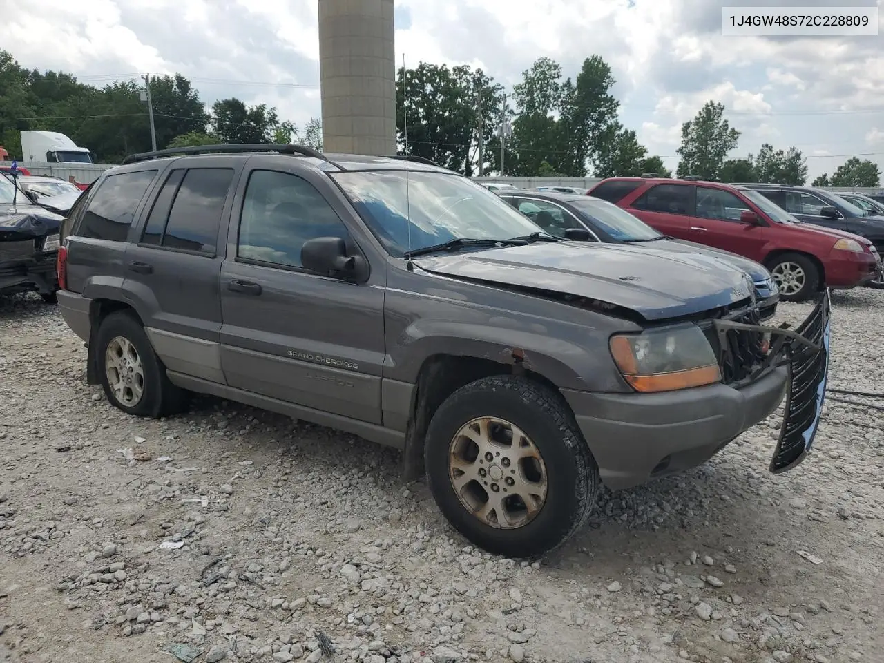 2002 Jeep Grand Cherokee Laredo VIN: 1J4GW48S72C228809 Lot: 62558735