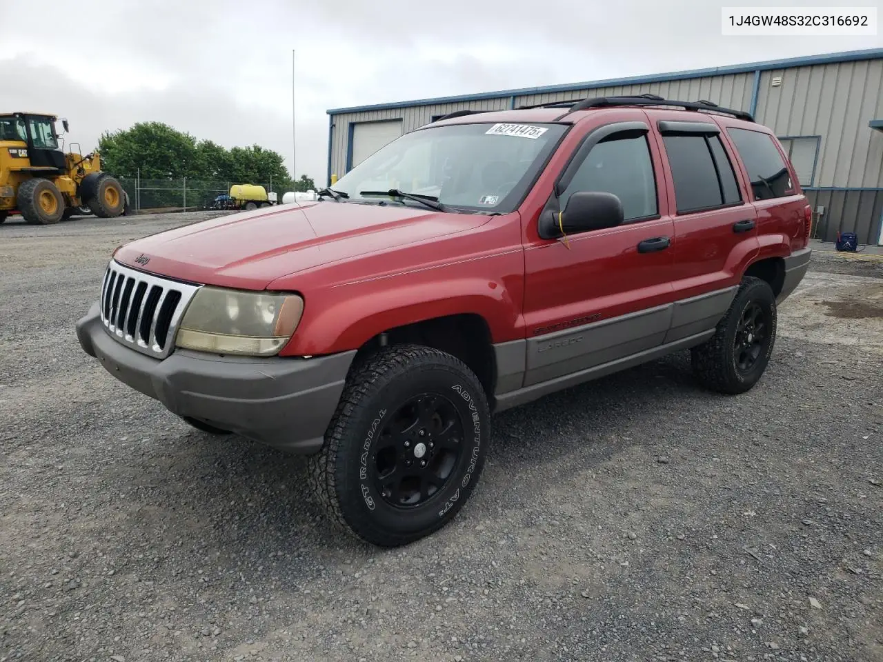 2002 Jeep Grand Cherokee Laredo VIN: 1J4GW48S32C316692 Lot: 62741475