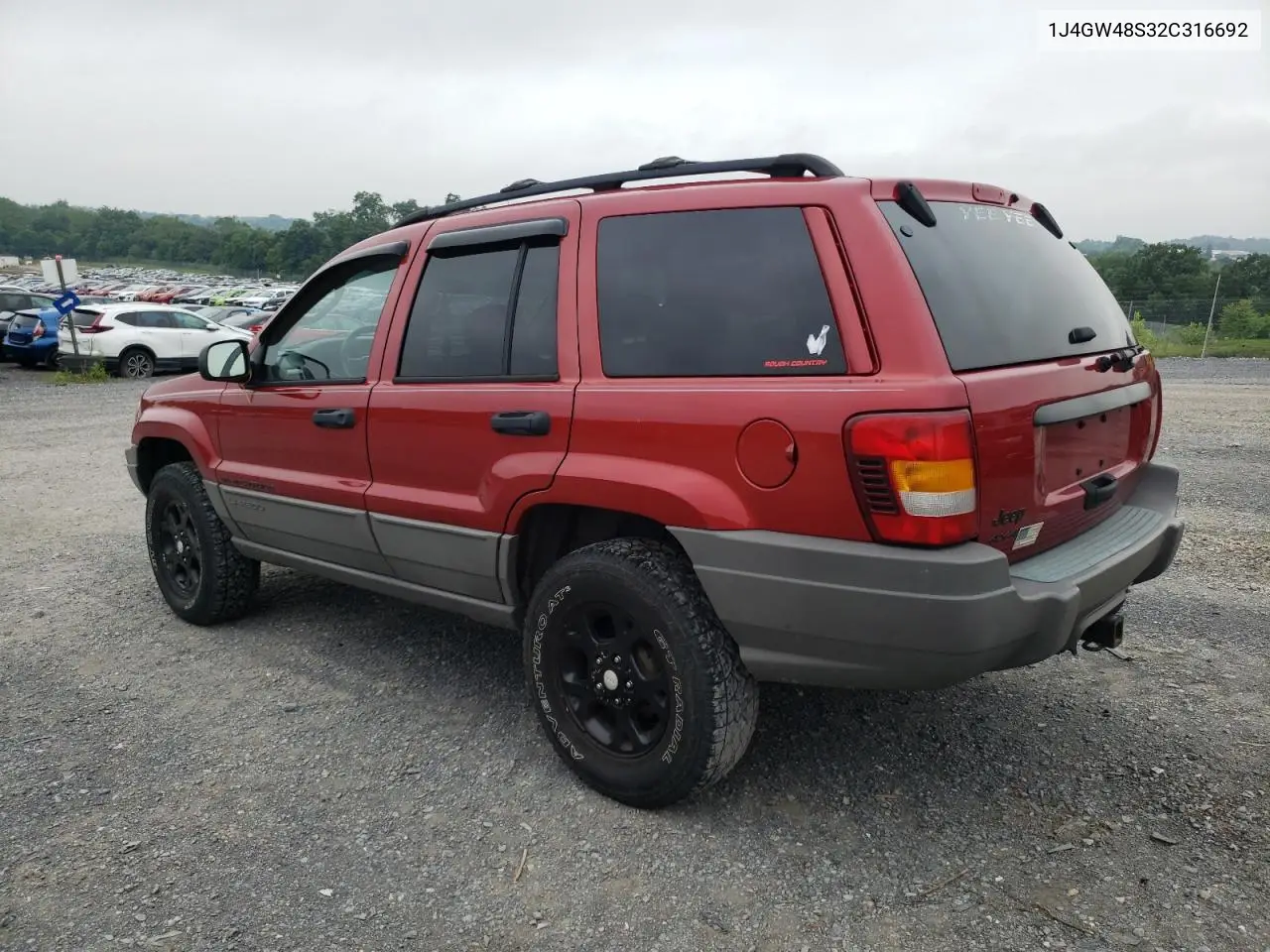 2002 Jeep Grand Cherokee Laredo VIN: 1J4GW48S32C316692 Lot: 62741475
