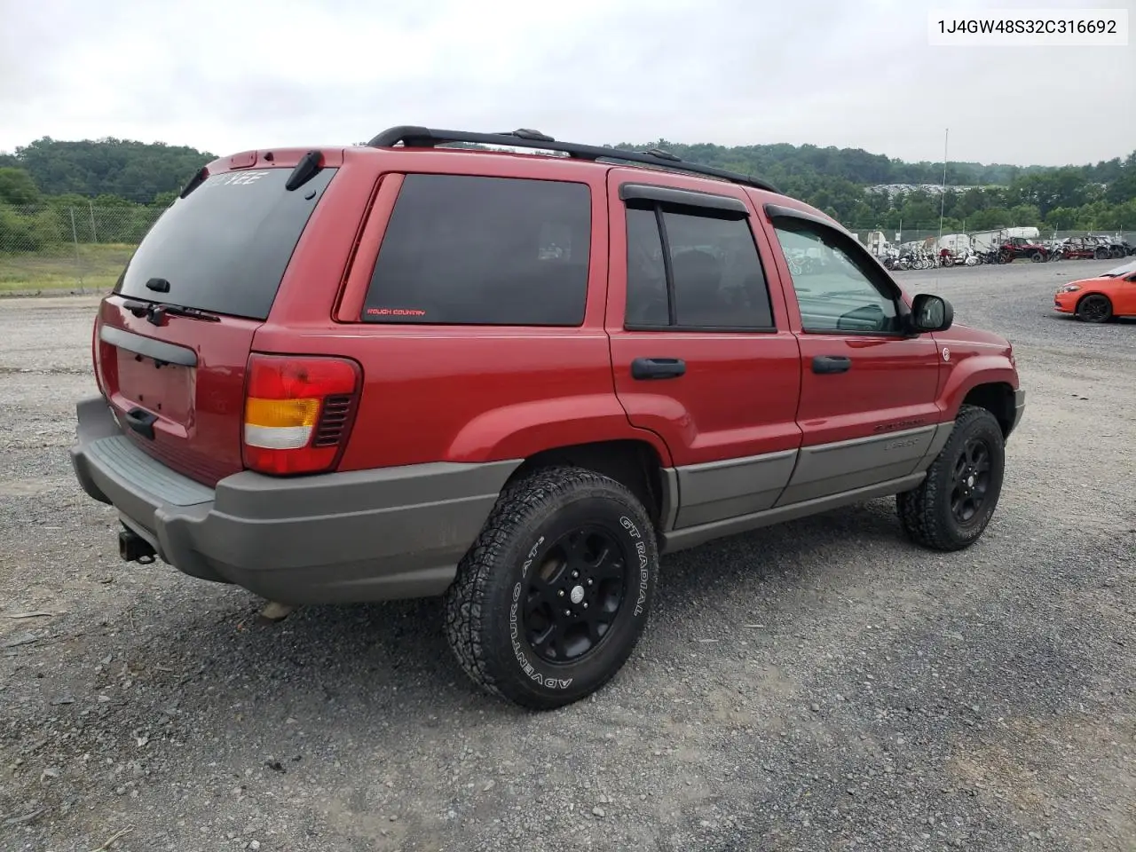 2002 Jeep Grand Cherokee Laredo VIN: 1J4GW48S32C316692 Lot: 62741475