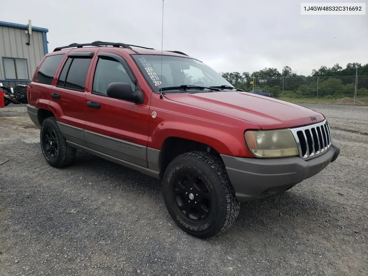 2002 Jeep Grand Cherokee Laredo VIN: 1J4GW48S32C316692 Lot: 62741475
