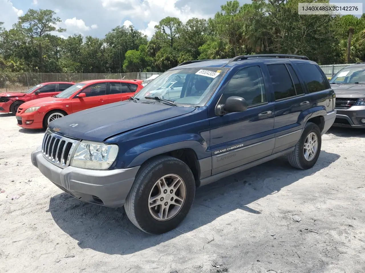 2002 Jeep Grand Cherokee Laredo VIN: 1J4GX48SX2C142276 Lot: 65504305
