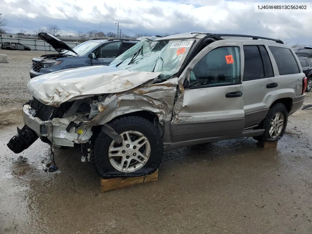 1j4gw48s13c562402 1J4GW48S13C562402 2003 Jeep Grand Cherokee Laredo