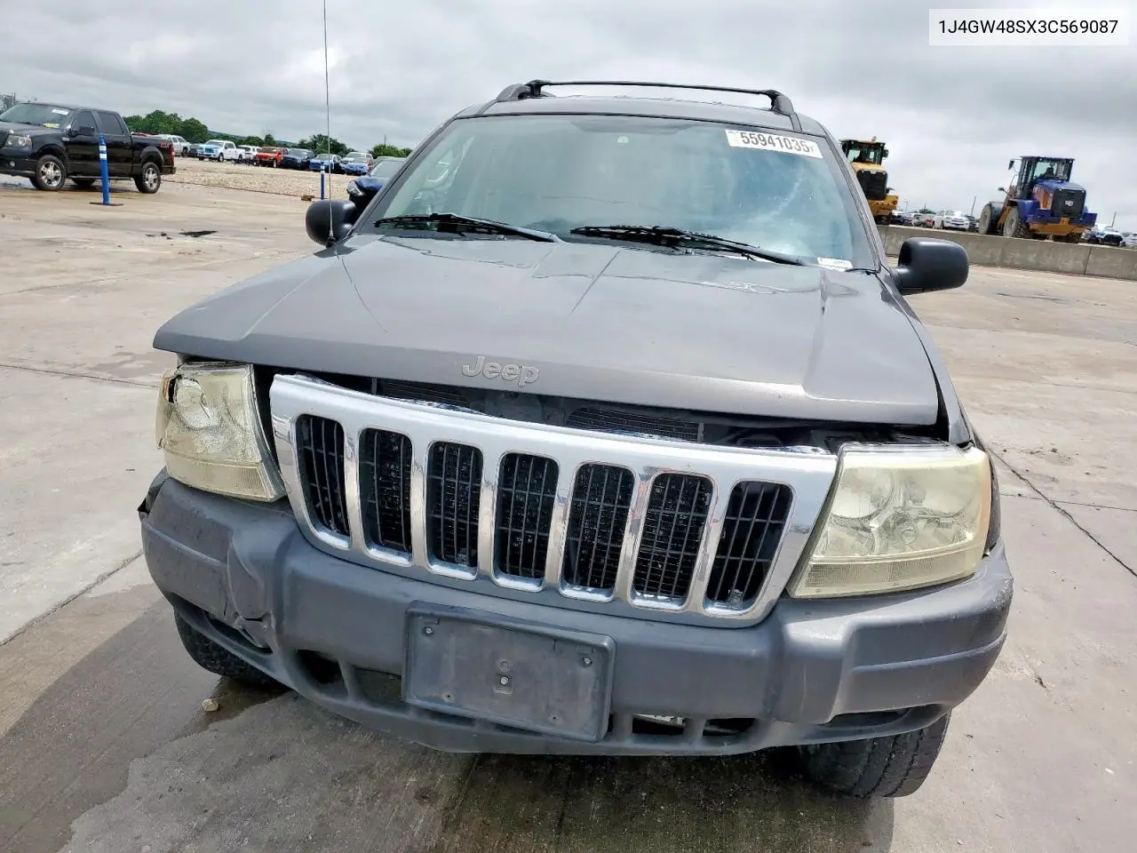 2003 Jeep Grand Cherokee Laredo VIN: 1J4GW48SX3C569087 Lot: 55941035