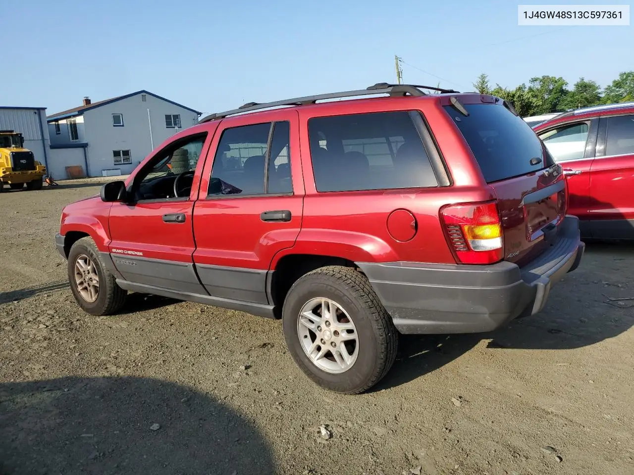 2003 Jeep Grand Cherokee Laredo VIN: 1J4GW48S13C597361 Lot: 60934535