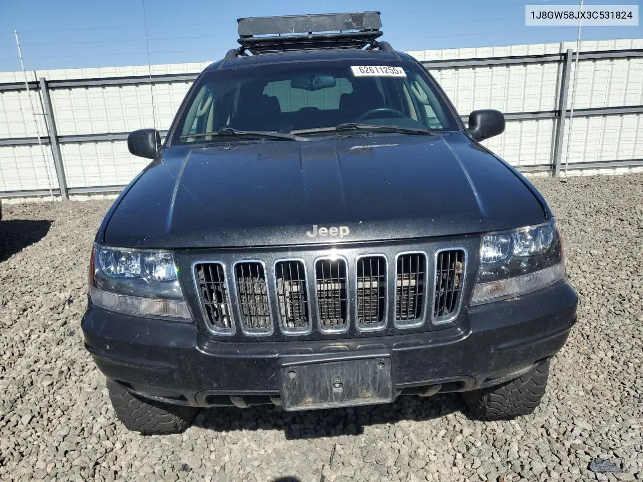2003 Jeep Grand Cherokee Limited VIN: 1J8GW58JX3C531824 Lot: 62611255