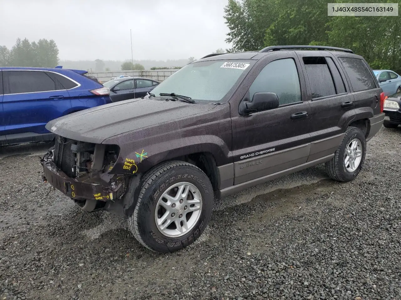 2004 Jeep Grand Cherokee Laredo VIN: 1J4GX48S54C163149 Lot: 56875305