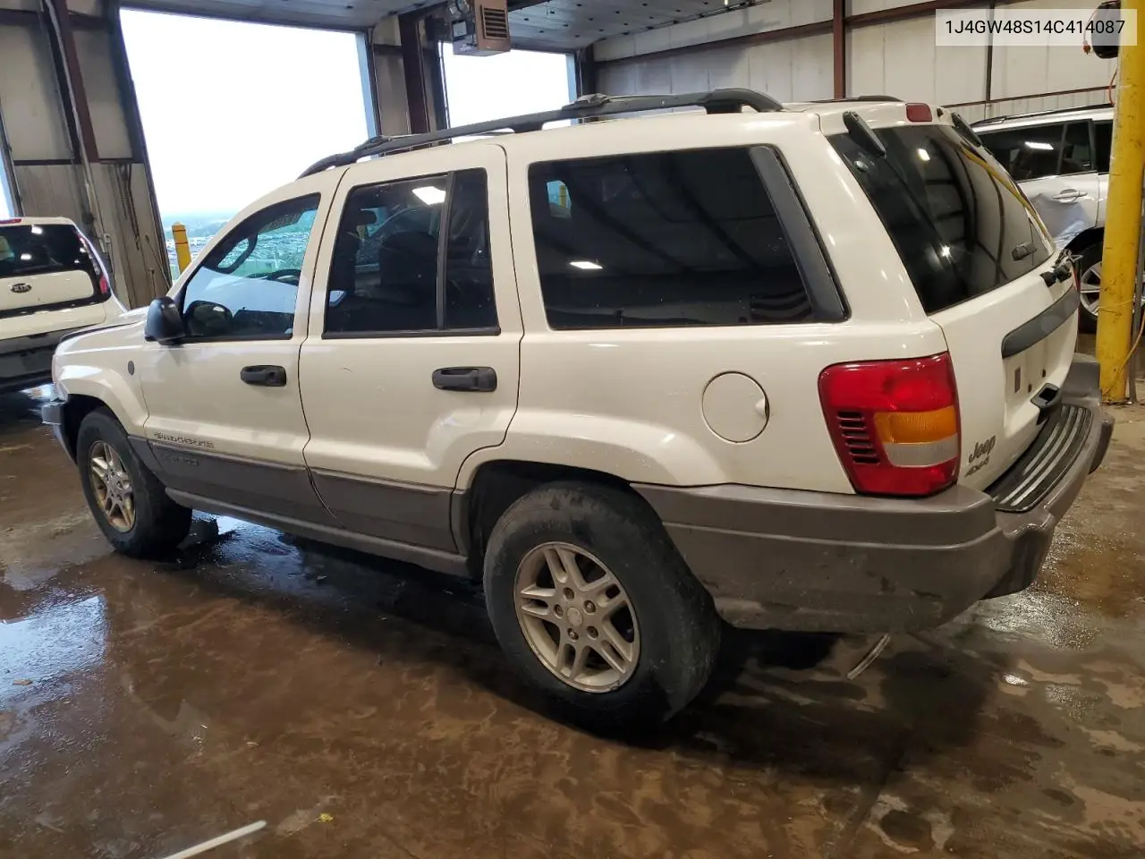 2004 Jeep Grand Cherokee Laredo VIN: 1J4GW48S14C414087 Lot: 62091515