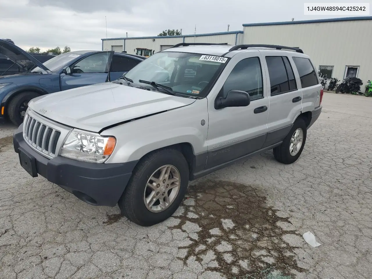 2004 Jeep Grand Cherokee Laredo VIN: 1J4GW48S94C425242 Lot: 63118015