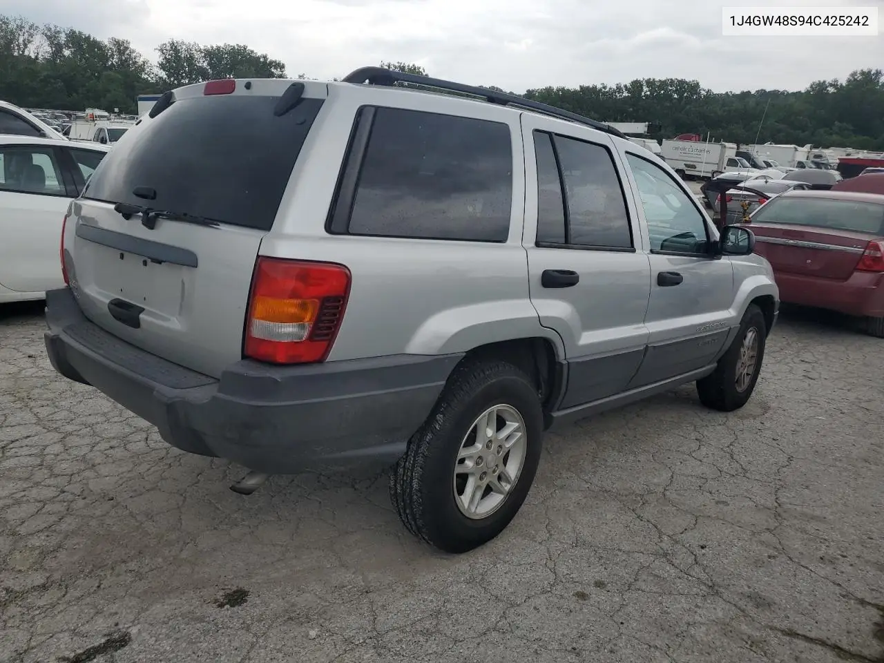 2004 Jeep Grand Cherokee Laredo VIN: 1J4GW48S94C425242 Lot: 63118015