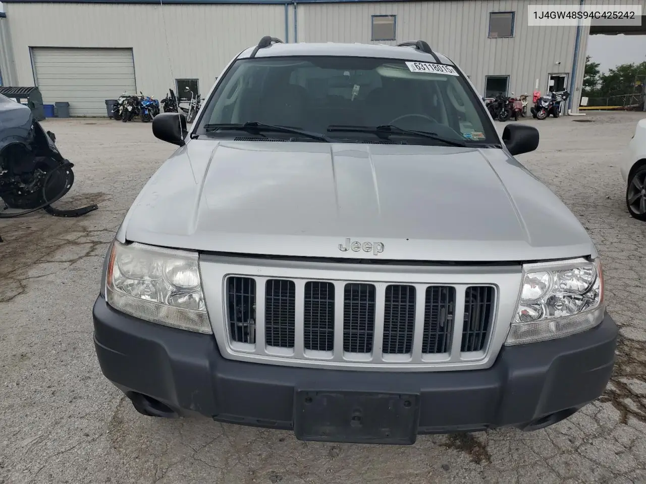 2004 Jeep Grand Cherokee Laredo VIN: 1J4GW48S94C425242 Lot: 63118015