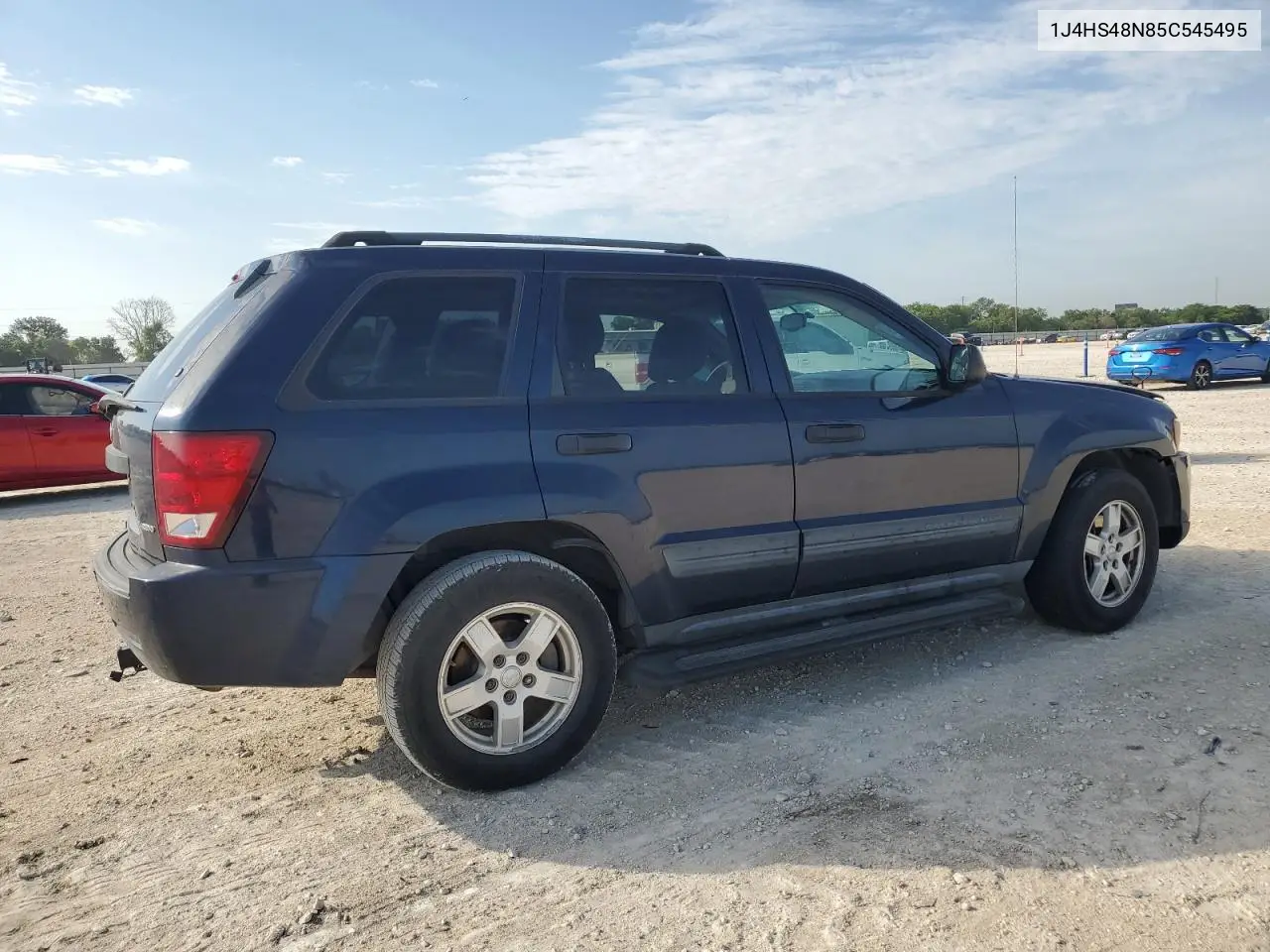 2005 Jeep Grand Cherokee Laredo VIN: 1J4HS48N85C545495 Lot: 56294135