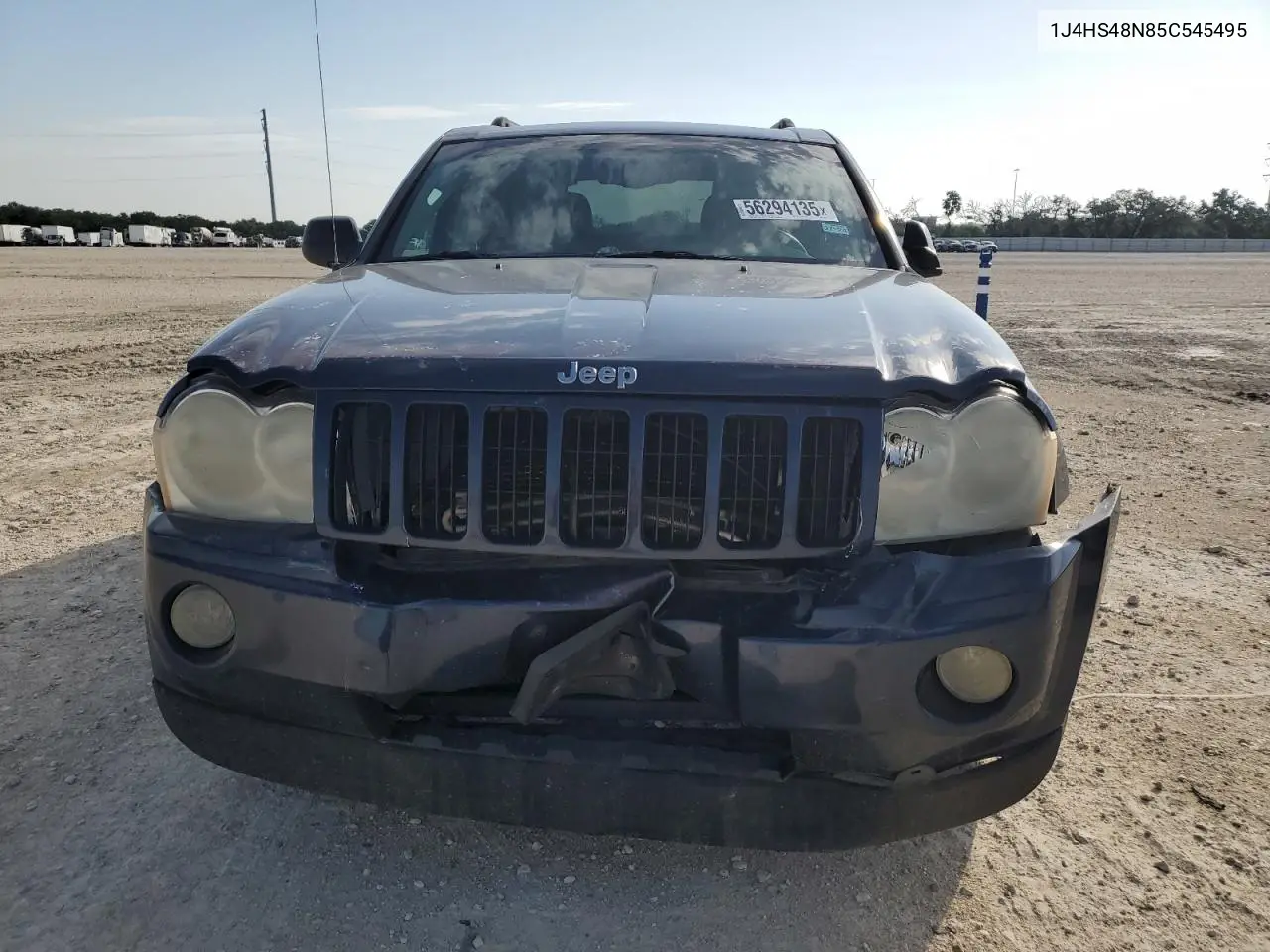2005 Jeep Grand Cherokee Laredo VIN: 1J4HS48N85C545495 Lot: 56294135