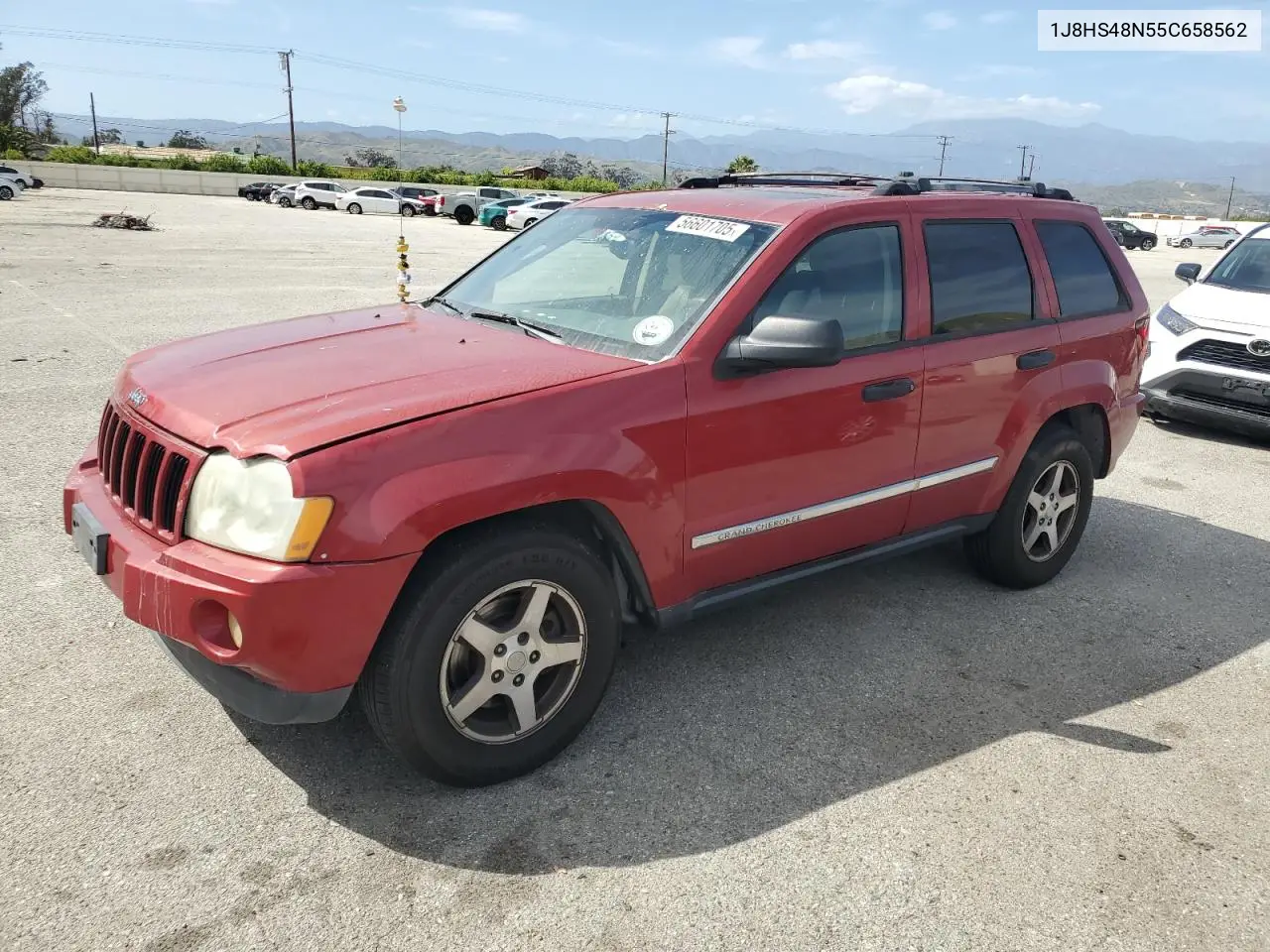2005 Jeep Grand Cherokee Laredo VIN: 1J8HS48N55C658562 Lot: 56601705