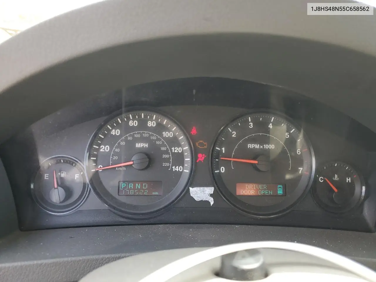 2005 Jeep Grand Cherokee Laredo VIN: 1J8HS48N55C658562 Lot: 56601705