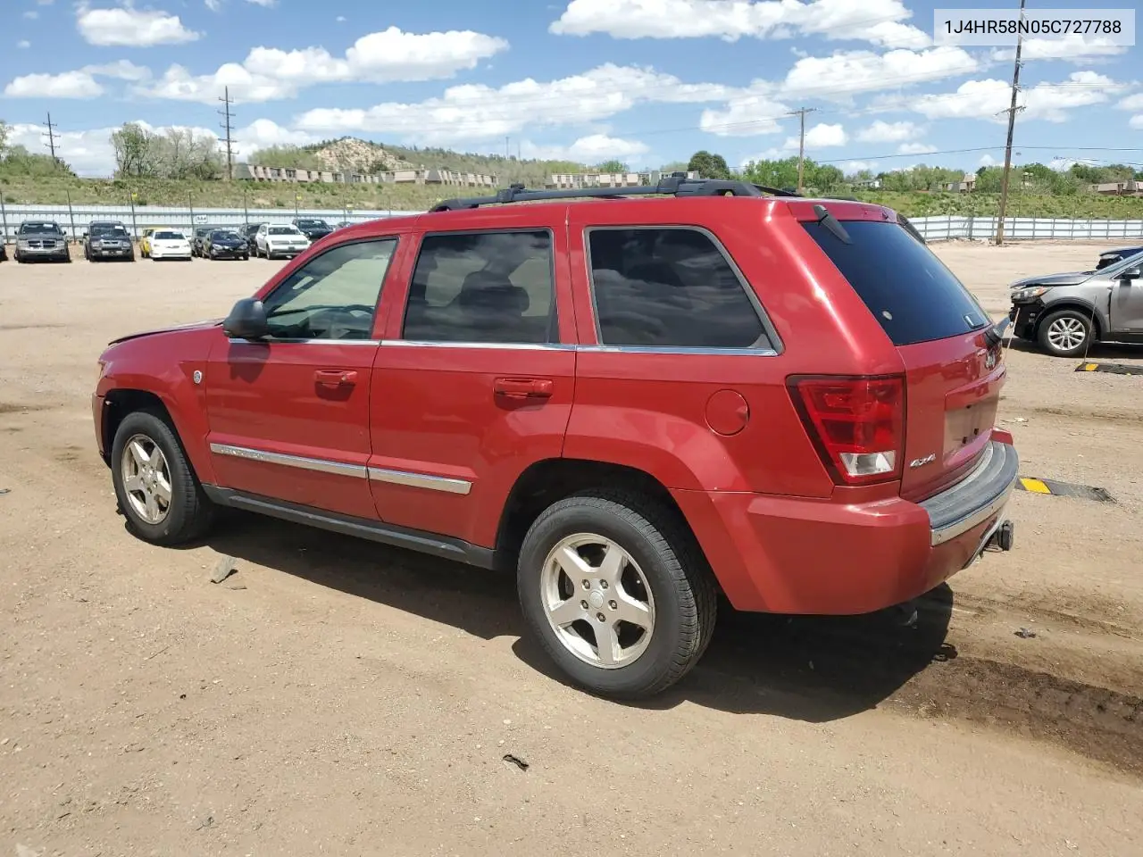 2005 Jeep Grand Cherokee Limited VIN: 1J4HR58N05C727788 Lot: 56701225
