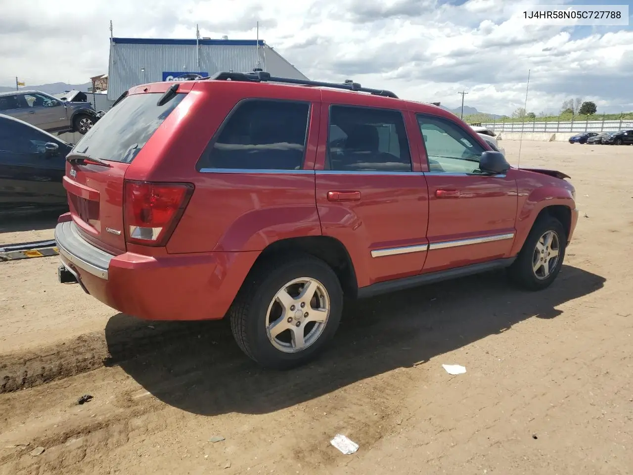 2005 Jeep Grand Cherokee Limited VIN: 1J4HR58N05C727788 Lot: 56701225