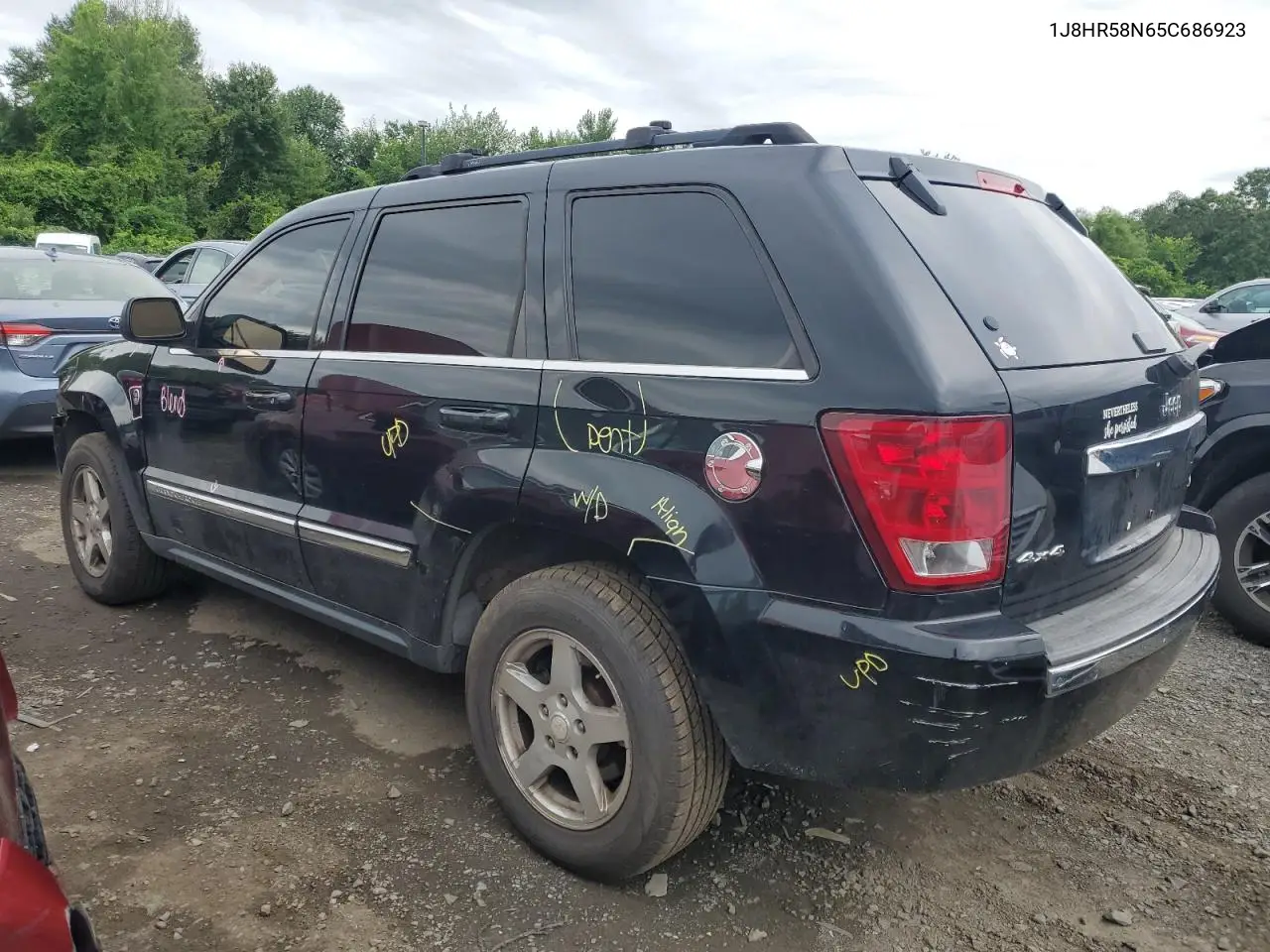 2005 Jeep Grand Cherokee Limited VIN: 1J8HR58N65C686923 Lot: 61611405