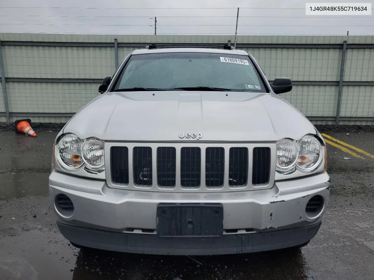 2005 Jeep Grand Cherokee Laredo VIN: 1J4GR48K55C719634 Lot: 61809195