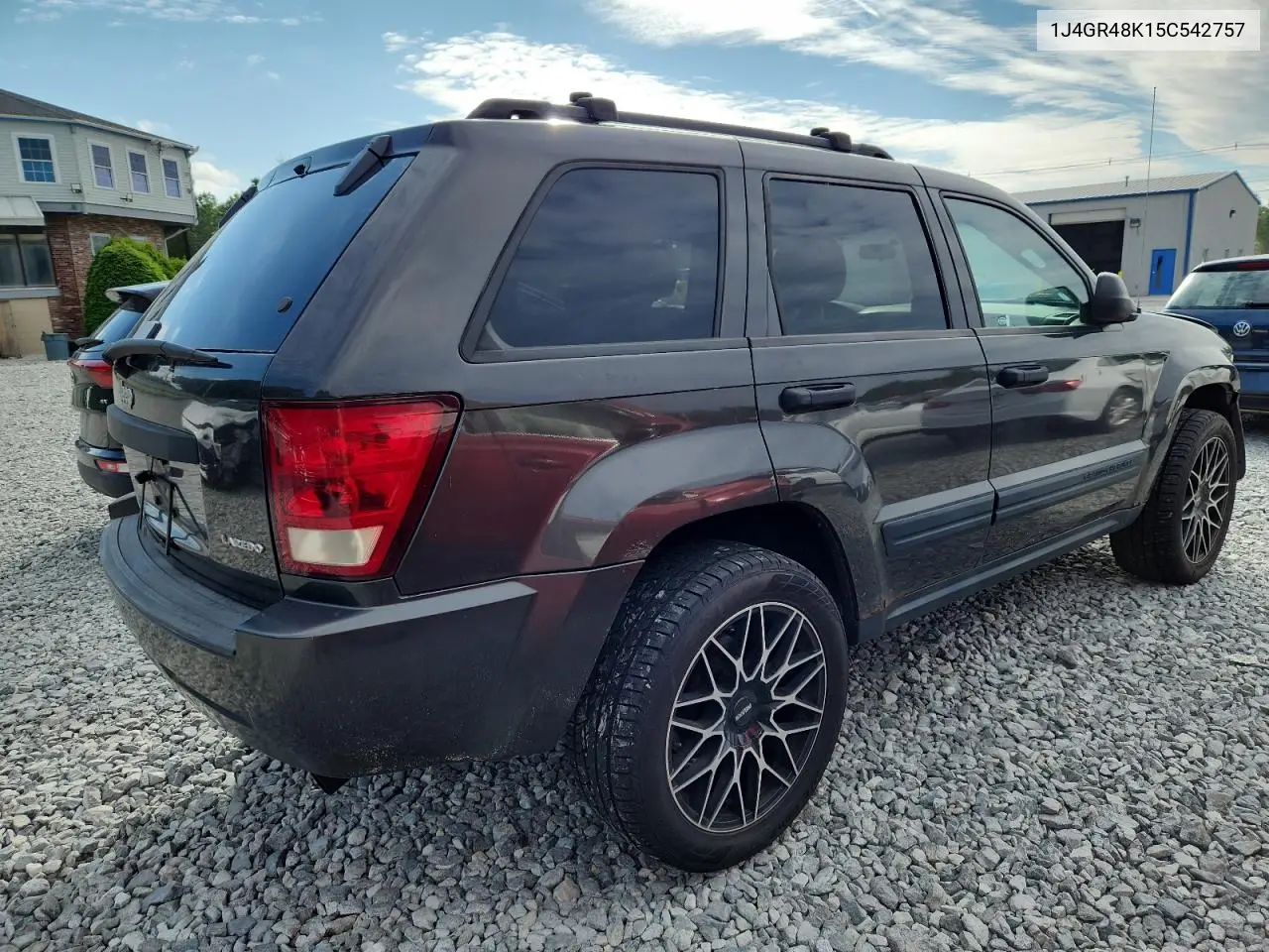 2005 Jeep Grand Cherokee Laredo VIN: 1J4GR48K15C542757 Lot: 61928775