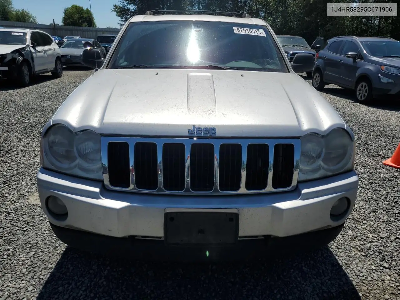 2005 Jeep Grand Cherokee Limited VIN: 1J4HR58295C671906 Lot: 62916515