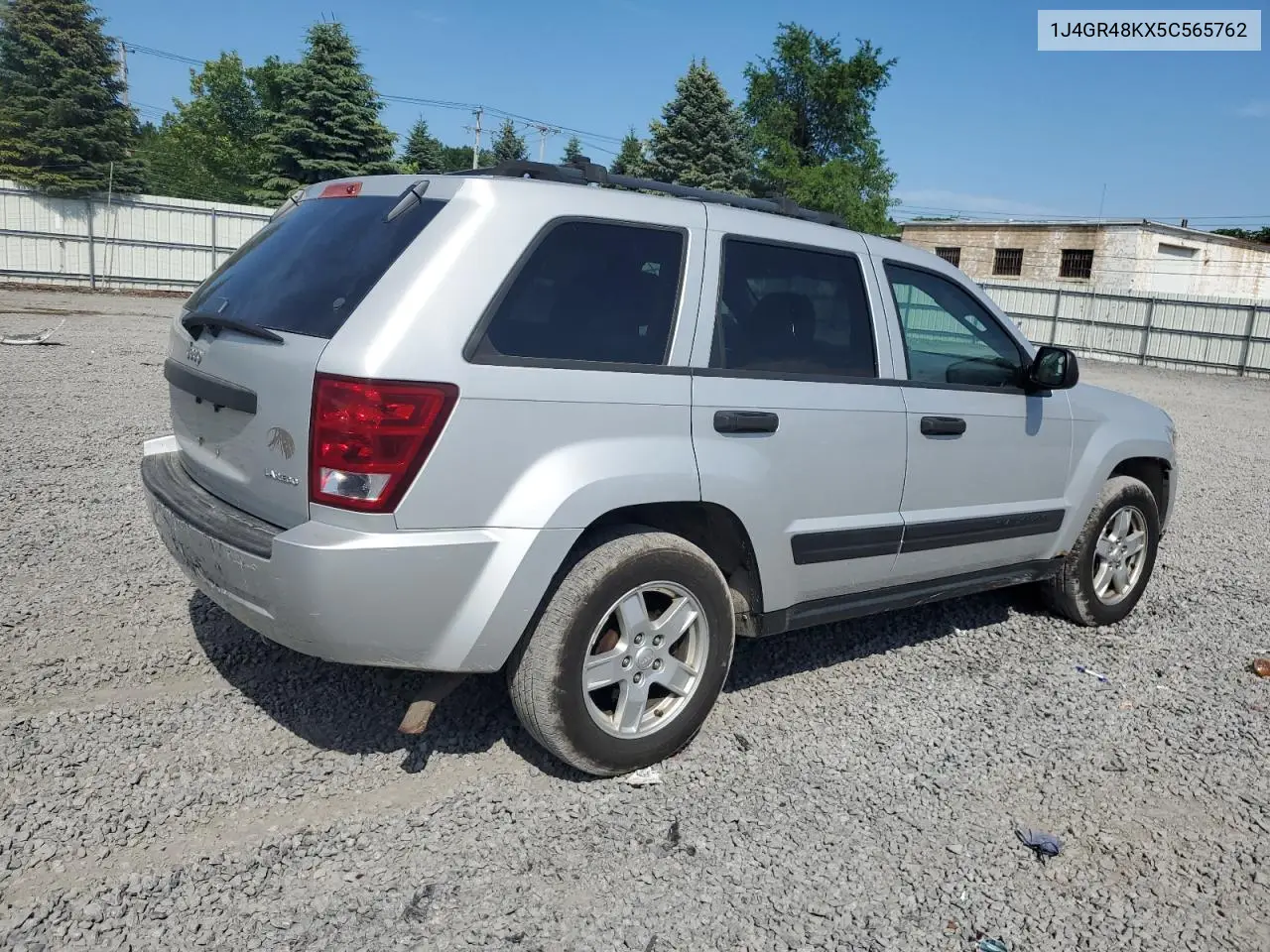 2005 Jeep Grand Cherokee Laredo VIN: 1J4GR48KX5C565762 Lot: 63080115