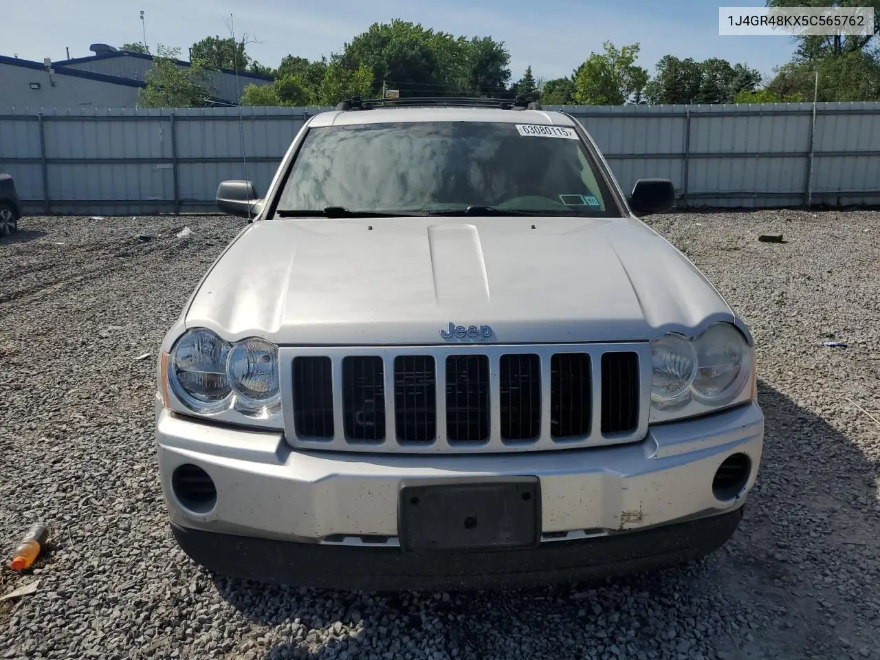 2005 Jeep Grand Cherokee Laredo VIN: 1J4GR48KX5C565762 Lot: 63080115