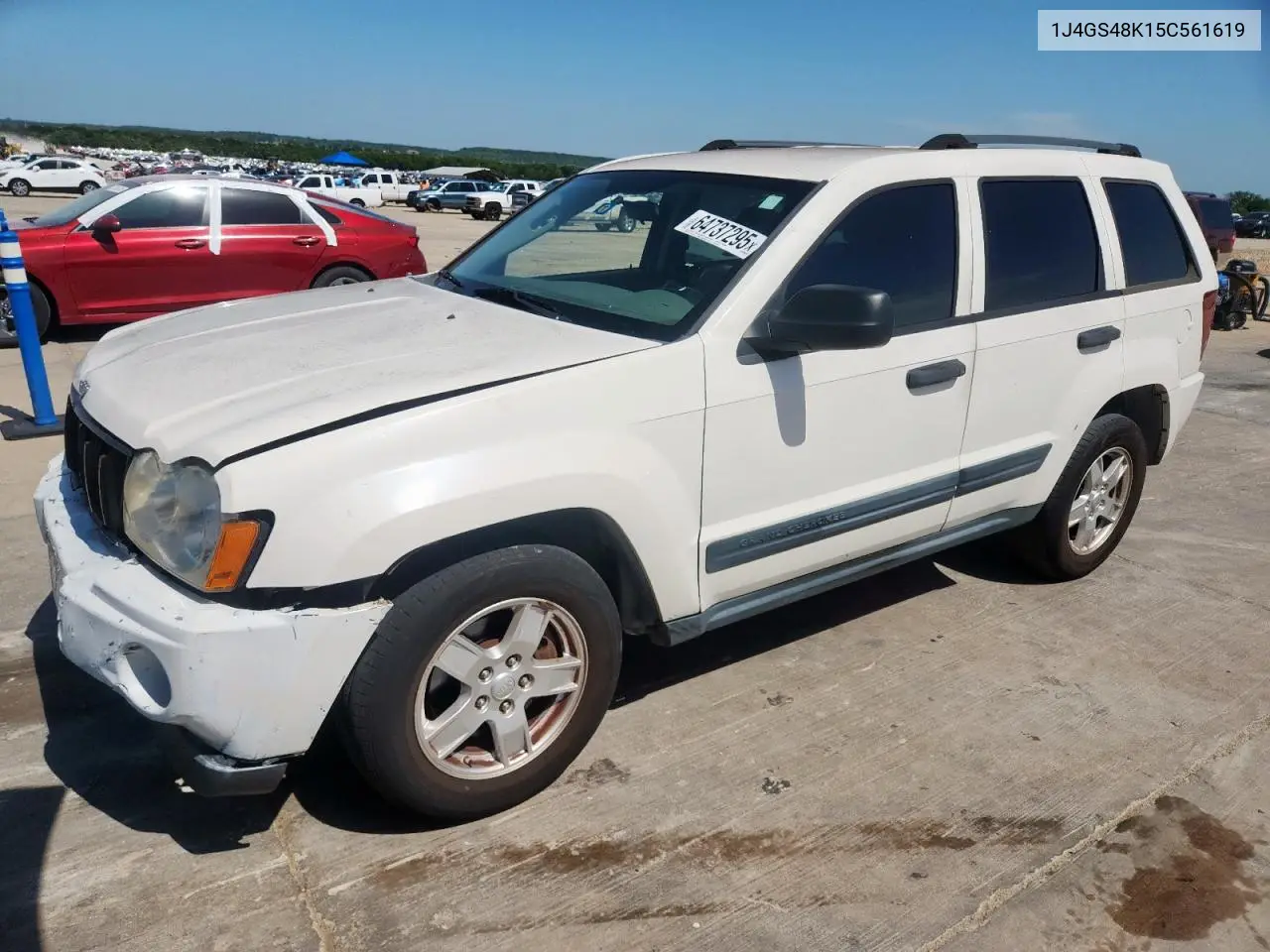 2005 Jeep Grand Cherokee Laredo VIN: 1J4GS48K15C561619 Lot: 64737295
