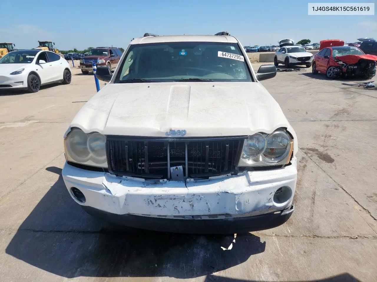 2005 Jeep Grand Cherokee Laredo VIN: 1J4GS48K15C561619 Lot: 64737295