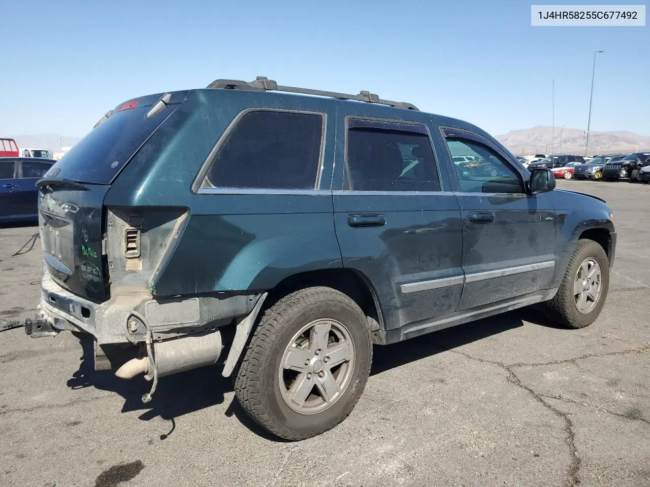 2005 Jeep Grand Cherokee Limited VIN: 1J4HR58255C677492 Lot: 65714045