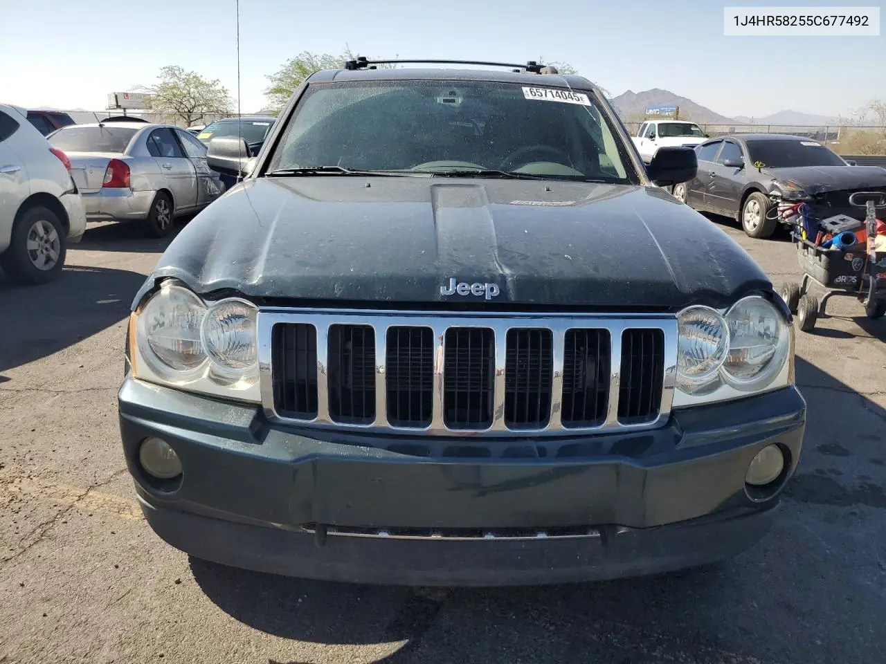 2005 Jeep Grand Cherokee Limited VIN: 1J4HR58255C677492 Lot: 65714045